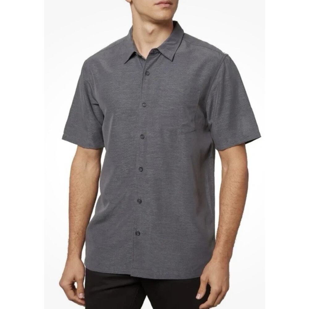 Jack O’Neill Shadowvale Button Down Shirt - Size XL, Short Sleeves, Chest Pocket